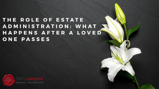 Deceased estate administration